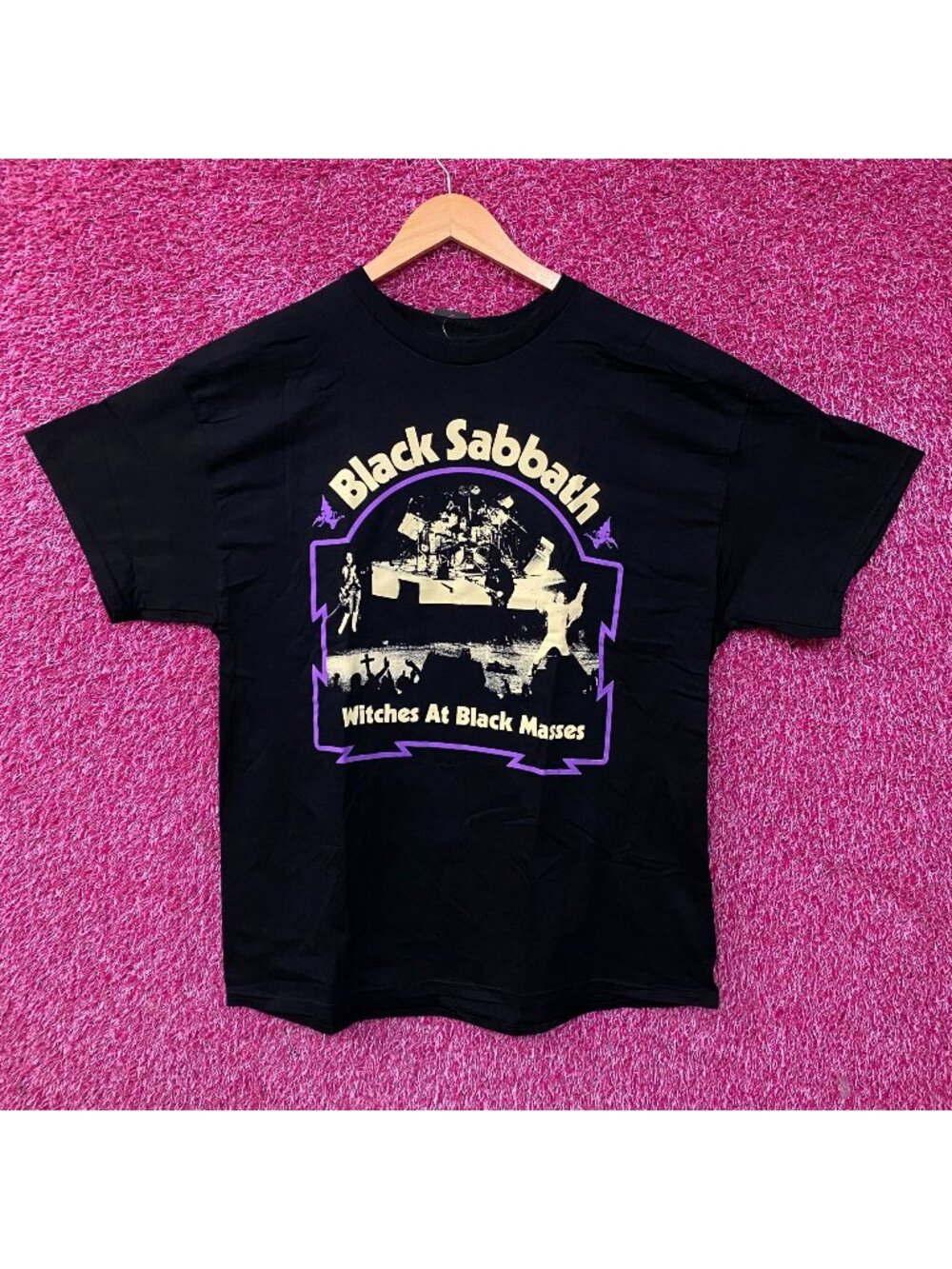 Black Sabbath Witches At Black Masses Heavy Metal Band T-Shirt XL